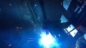 Сварка кольцевого шва внутри трубы большого диаметра