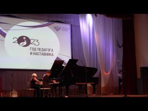 А.Цфасман "Быстрое движение" из Джазовой сюиты.  Ольга Валерьевна Манукян,Максим Афонин