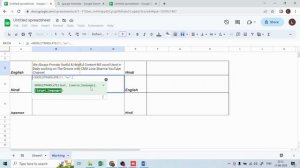 MS Excel Formula || Google google translate Function || Google Sheet || Google translate ||