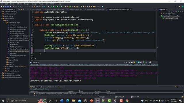 Selenium WebDriver with Java Tutorial 17 | Multiple Window Handling | Multiple Tab Handling