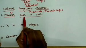 Predicate logic (part-1) - AI in tamil