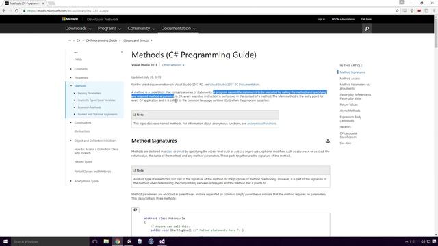 [C#] Bare Basics Tutorial for Absolute Beginners using Unity3d & Visual Studio | Classes & Methods смотреть онлайн