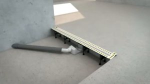 Монтаж душевого лотка VIEGA Advantix Vario