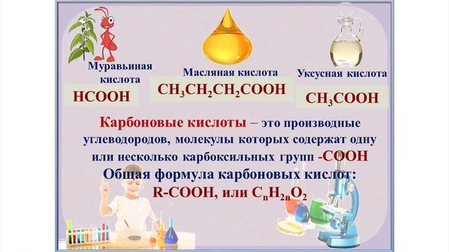 Спирты. Карбоновые кислоты (9-класс)