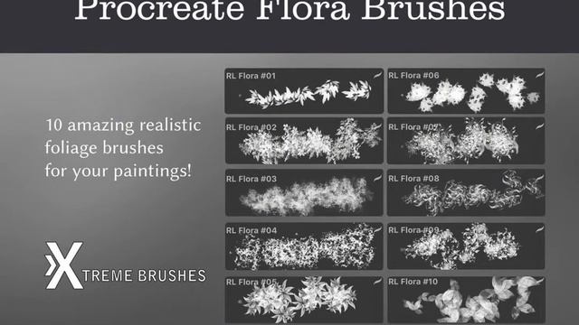 Brushes For Procreate: Procreate Nature BUNDLE! смотреть онлайн