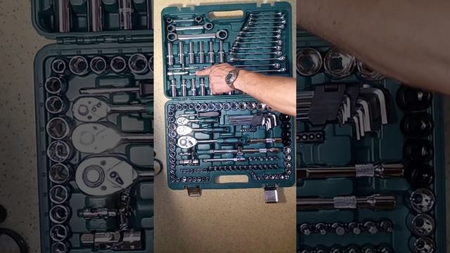Автомобильный набор инструментов-150 предметов в наборе!Что внутри!?Посылка с AliExpress! смотреть онлайн