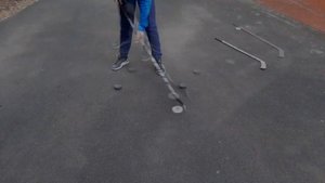 Работа с шайбой для асфальта