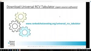 RCV Symposium Session 10: Universal RCV Tabulator