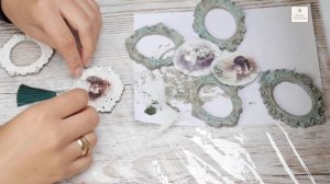 Zawieszki vintage  DIY - tutorial decoupage