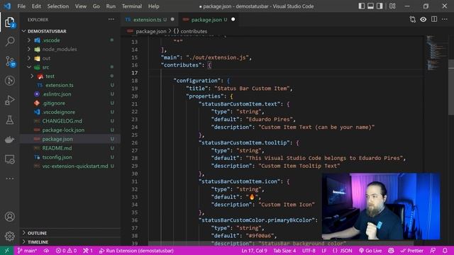 CRIANDO E PUBLICANDO UMA EXTENSÃO PARA VS CODE смотреть онлайн