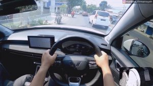 NEW Wuling Alvez 2023 POV Driving Indonesia. Test Drive New Wuling Alvez