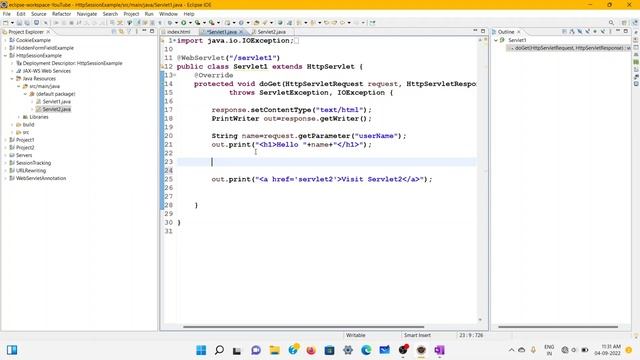 #14 - Session Tracking using HttpSession | Servlet Full Tutorial For Beginners 2023 смотреть онлайн
