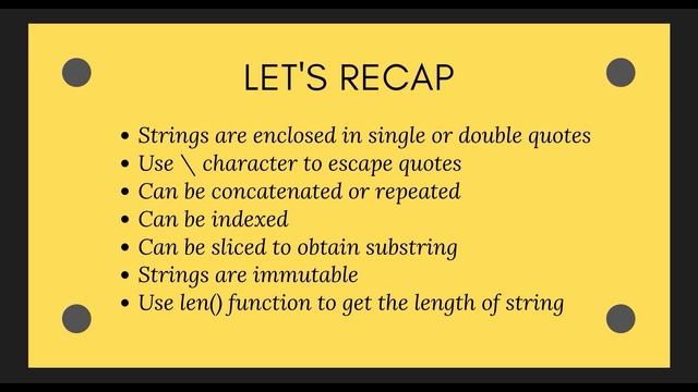 Python Documentation Tutorial - Strings, Lists