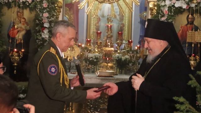 19.01.2023 Гомель Петропавловский собор вручение Хоругвь ГОУ МЧС смотреть онлайн