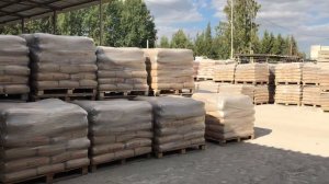 Производство цемента в мешках