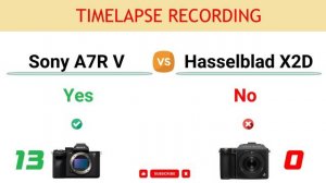 Sony A7R V vs Hasselblad X2D Comparison: 29 Reasons to buy A7R V and 5 Reasons to buy X2D 100c