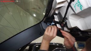 Установка омывателя для камеры заднего вида на Volvo XC60/90. Пошаговая инструкция