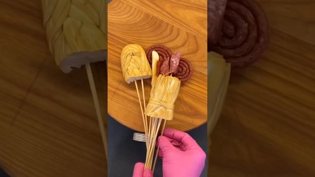 Мужской букет. Идея для подарка парню #мяснойбукет #мужскойбукет #рекомендации #подарок