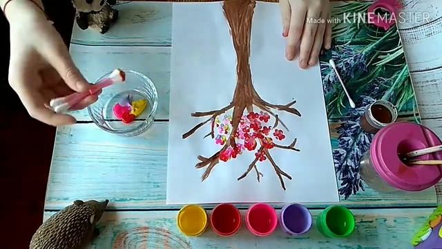 "Весняне деревце" малювання смотреть онлайн