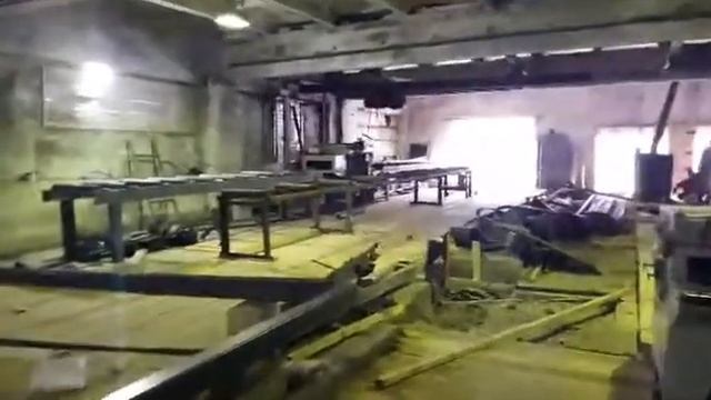 Сборка цеха распиловки круглого леса линия поточного производства pilam.ru