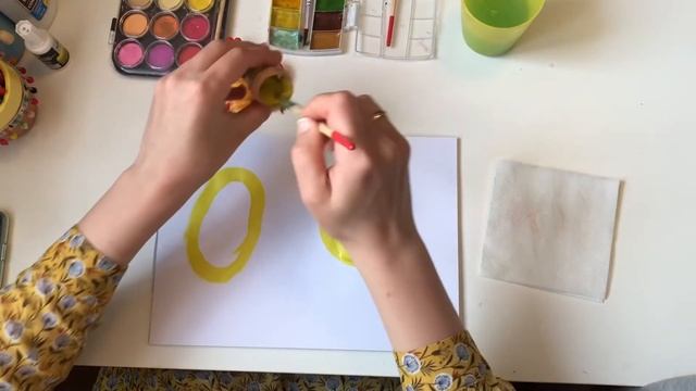 Рисование в средней группе. Пчелка.