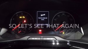 How to reset a VW T-Cross service light (Basic Dash) - VOLKSWAGEN