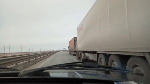 Едем шить машину. Обгон фур