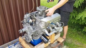Пуск V8 FORD  (302 Windsor engine)