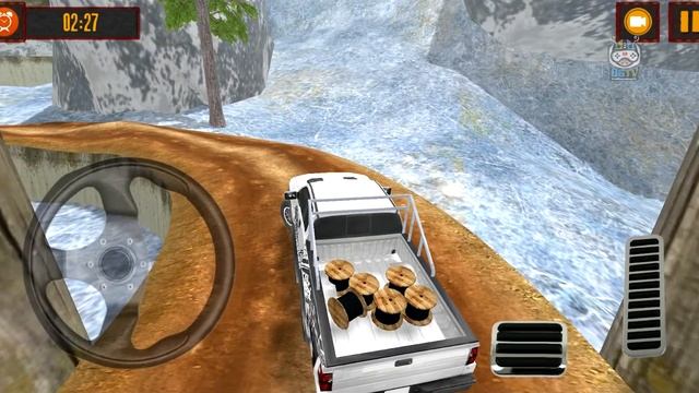 Offroad Pickup Truck Driving Simulator - American Cargo Truck Driver - Android Gameplay смотреть онлайн
