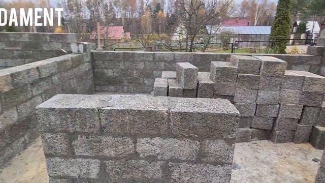 Строительство дома из арболита. Осень 2020 Рундамент. Инноваионный фундамент. смотреть онлайн