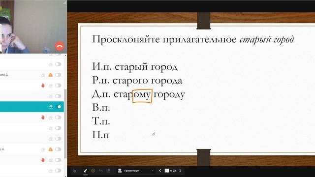 Правописание окончаний имен прилагательных