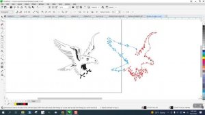 Corel Draw Tips & Trick's Traced Eagle and how to clean up Part 2