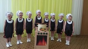 "Песенка про манную кашу" сл. и муз. Л. Абелян - вокальная группа детей среднего дошк. возраста