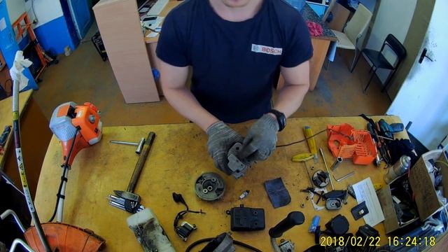 Триммер не запускается. Замена сальников на триммере. смотреть онлайн