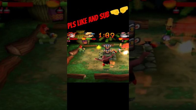 jungle tanks in crash bash are chaos #retrogaming #ретроигры #crashbandicoot #shortsgaming #psx