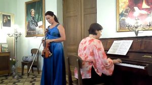 Caccini Ave Maria  Marina Malshakova  аве мария (со скрипкой)