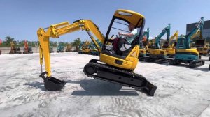 Обзор Японского мини-экскаватора KOMATSU PC30UU с удлинённым коленом