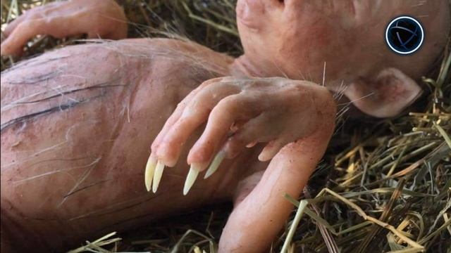 Свинья родила человекоподобное существо