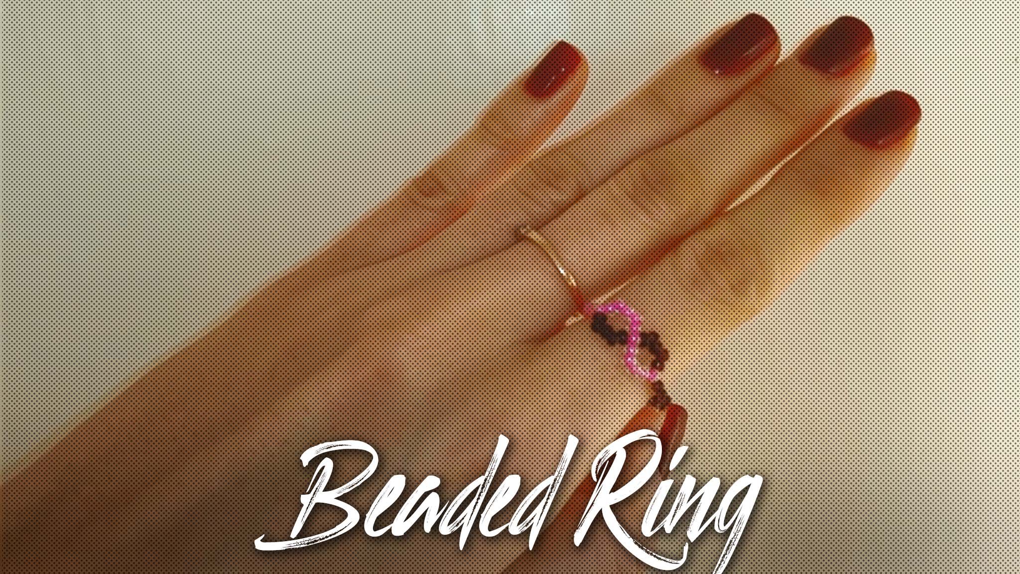 DIY Как сделать кольцо из бисера ВОСЬМЕРКА | Со схемой плетения | beaded ring