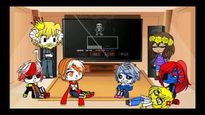 ✴️{Реакция undertale и fell! sansa на call of the void 2/3часть ну такое себе} 〰️