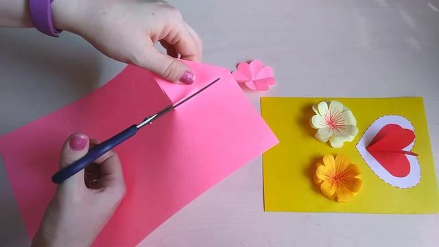 Открытка с цветами на праздник ? смотреть онлайн