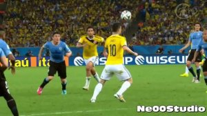 Гол Хамеса Родригеса в ворота Сборной Уругвая