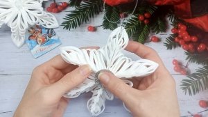 2 новогодние идеи! Снежинки из фоамирана