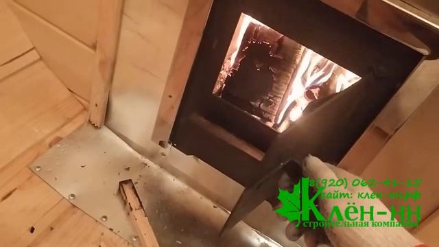 Баня бочка квадро 6 метров с боковым входом под ключ в Нижнем Новгороде смотреть онлайн