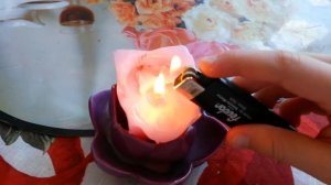 Опыт со свечкой и зажигалкой