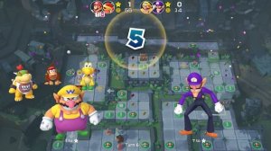 Super Mario Party Partner Party #993 Domino Ruins Treasure Hunt Mario & Pom Pom vs Wario & Waluigi