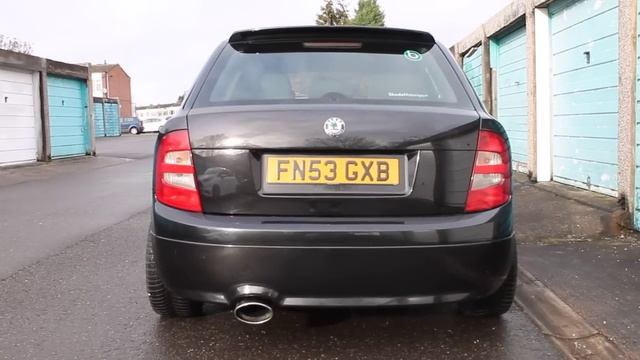 Skoda Fabia VRS exhaust sound