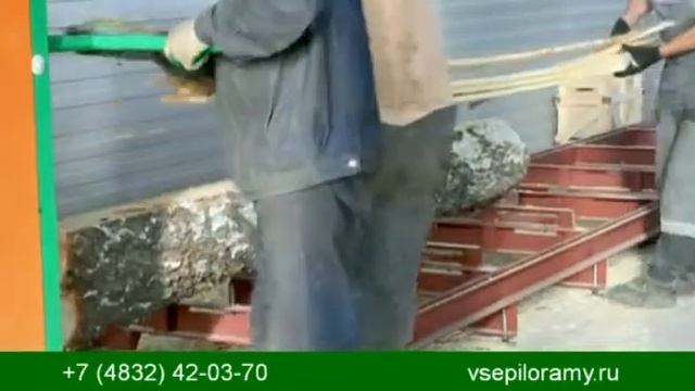 Дисковая углоповоротная пилорама ПДПУ 600 пиление
