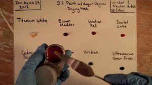 #2 How fast does oil paint dry? (oils with Liquin Original)