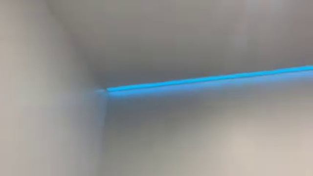 Натяжной потолок со светодиодной подсветкой. Самара. смотреть онлайн